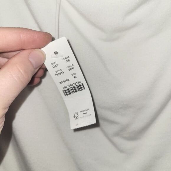 New J Crew White One Shoulder Tank XL - Picture 5 of 13